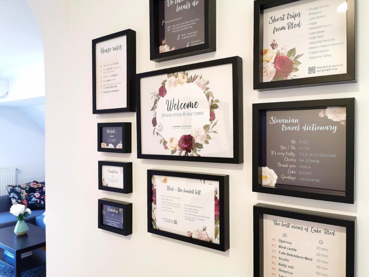 Apartment Vila Pavlovski 블레드 외부 사진
